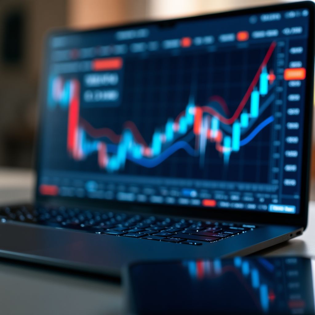 Dashboard de una aplicación de Fintech con gráficos.
