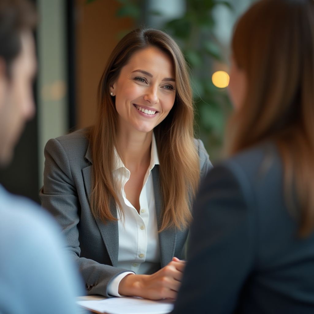 Retrato de Valentina Rojas, Consultora de Planificación Financiera.